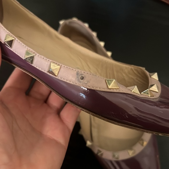 Valentino Rock Stud Flats - Picture 2 of 4